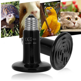 Heat Lamps Pet Ceramic Emitter Heater - 50 Watts