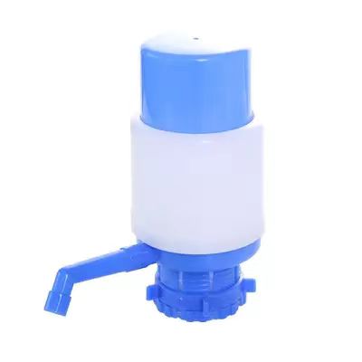 Manual Water Pump Dispenser For 19 liter Water Cans Large - Blue & White