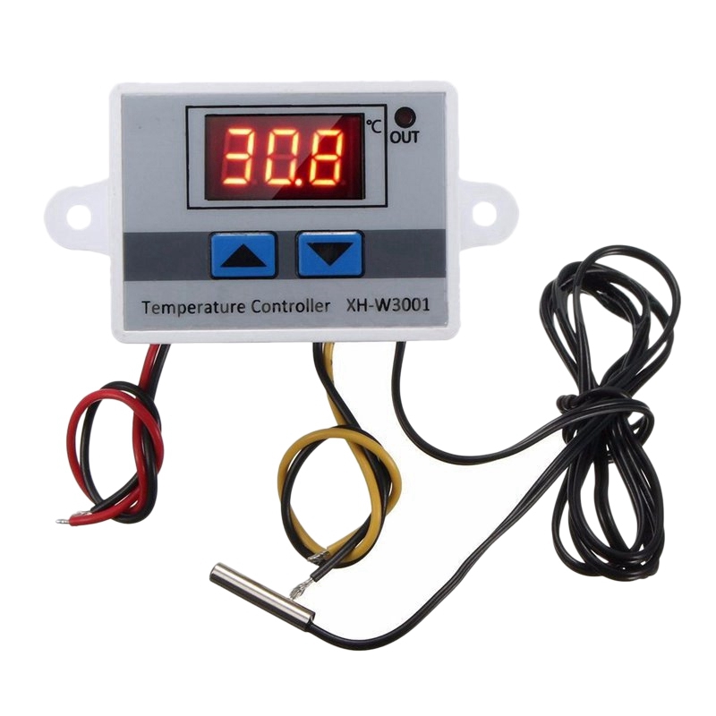 W3001 Digital LED Temperature Controller 10A Thermostat Regulator 12V DC