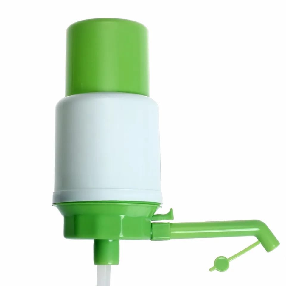 Lemary 5 Gallon Bottled Drinking Water Hand Press Manual Pump Dispenser New - Green & White