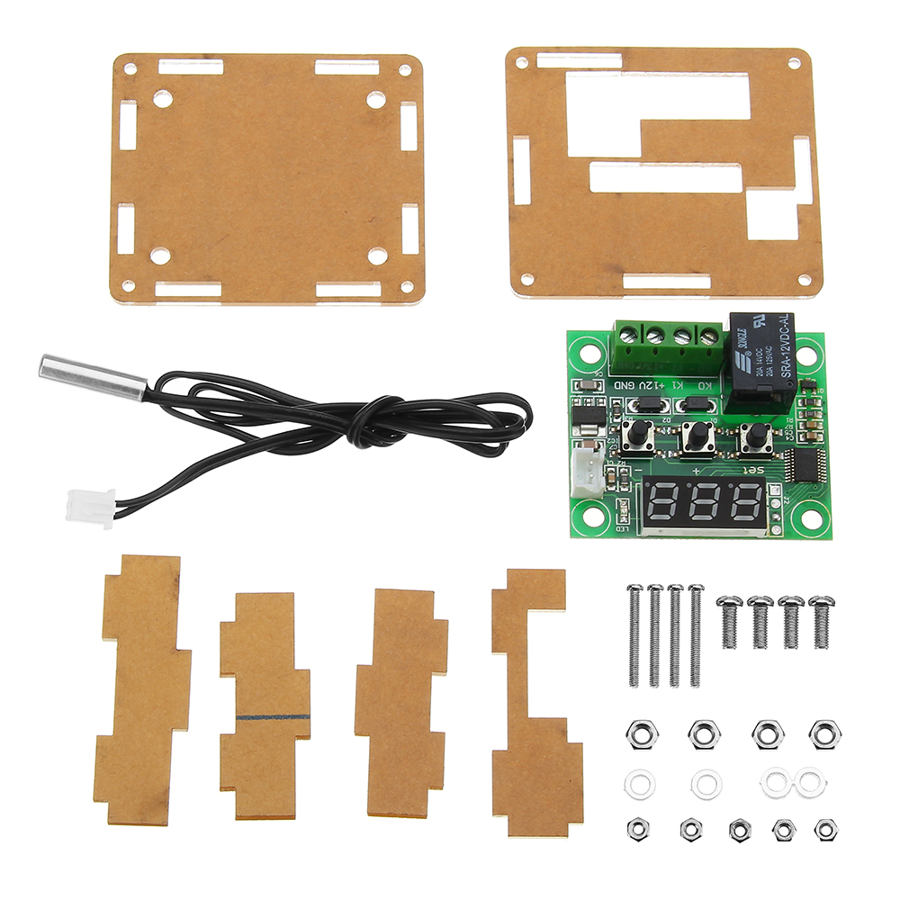 W1209 - Dc 12v Digital Thermostat Temprature Controller Module With Acrylic Cover