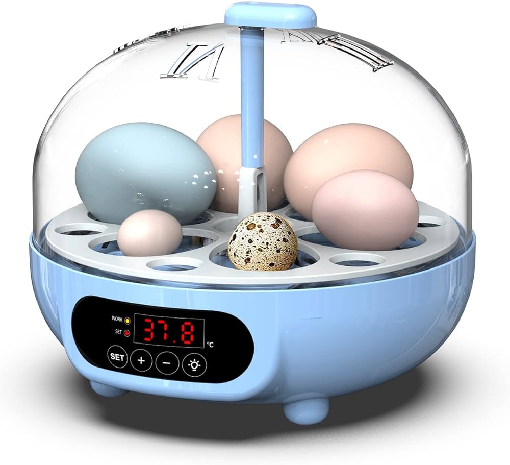 Intelligent 6-25 Eggs Automatic Egg Incubator 40W 220V Birds Chicken Duck Quail Brooding Machine