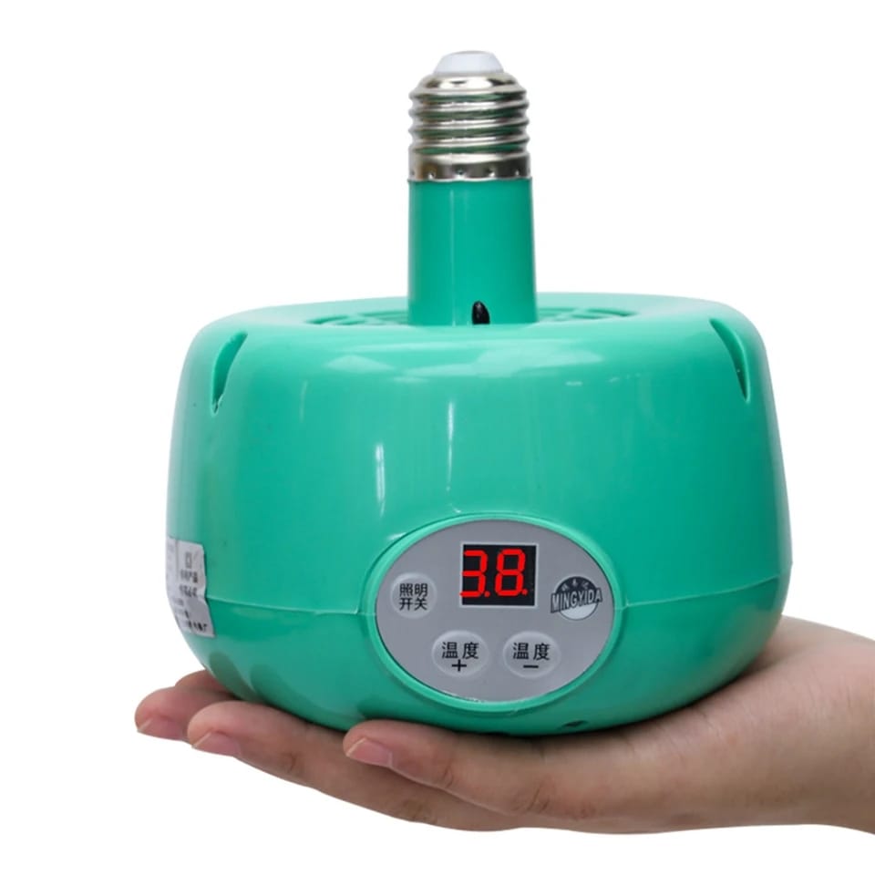 100-300Watts Fan Heater With Thermostat Tempratue Controller Animal Warm Light Pets Chickens Heat Warm Lamp