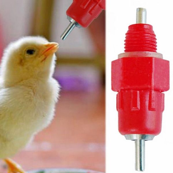 Poultry Water Drinking Nipples Duck Chicken Hen Feeding Screw In Drinker