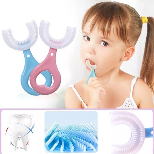 U-Shaped Children Toothbrush Manual Training Toothbrush