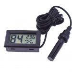 FY12 - Digital Mini LCD Digital Thermometer Hygrometer Fridge Freezer Temperature Humidity Meter