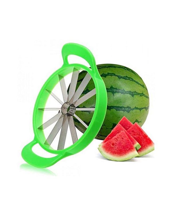 Watermelon Cutter Slicer Fruit Cutter - Green