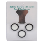3pcs 20mm Ceramic Disc + Key for Atomizer Fogger Replacement For 24v Mist Maker humidifier