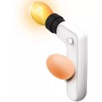 YIWAN Egg Candler Tester Rechargeable Wireless Cool Light Incubator Candling Lamp with Two Soft Head Fit for All Eggs Type