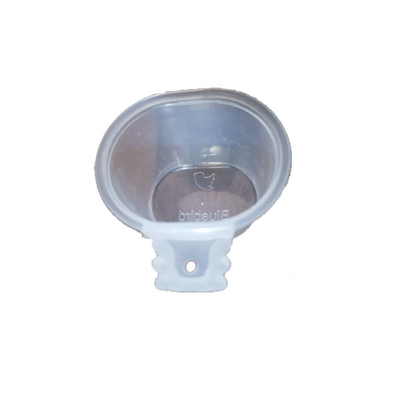 Lot 5/ Pcs.Grit Soft food pot bowl Large - White