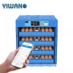 Yiwan Smart Wifi 256 Chicken Egg Automatic Incubator Digital Hatchery Machine With Candling Torch