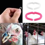 1 Pc. Hot Sale Explosion Models Pink Chicken Mouth Buckle Prevent Cock fighting Chicken Goggles Pheasant Glasses