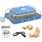 HHD WONEGG 2024 New Factory Design 70 Eggs Incubator Grey&Blue Fully Intelligent Digital Brooder High Hatching Rate