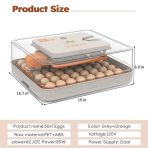 HHD WONEGG 56 Eggs Latest model Fully Automatic Incubator (Humidity Control) Dual Power AC/DC - Image 4